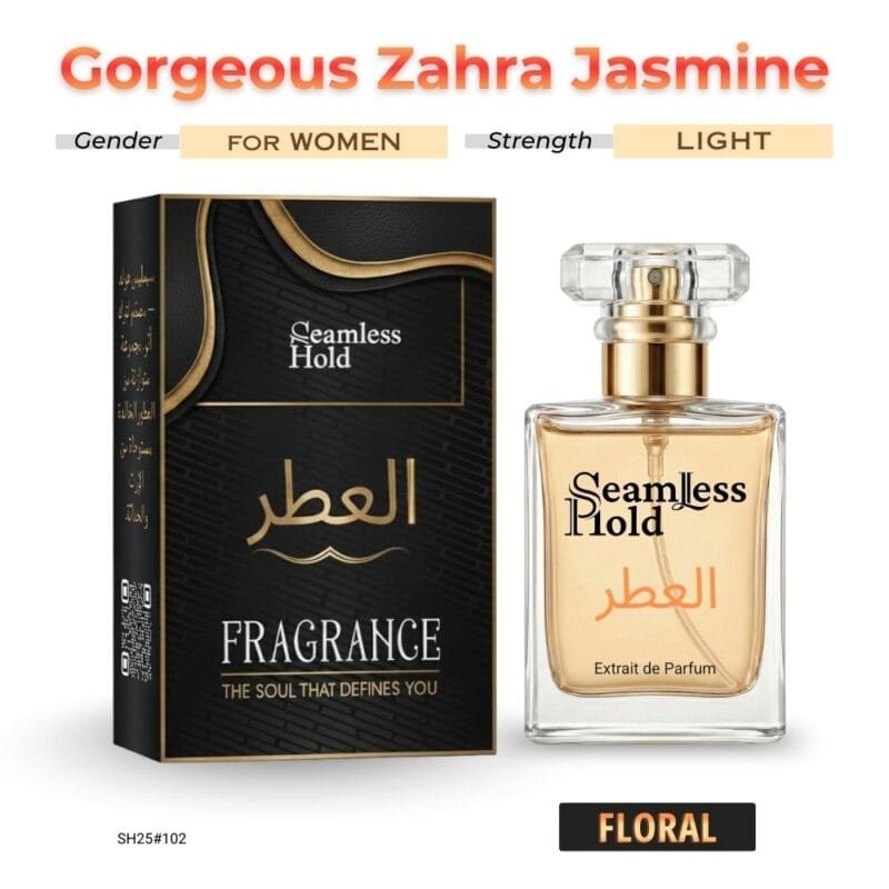 Gorgeous Zahra Jasmine Radiant White Floral Citrus Perfume for Women