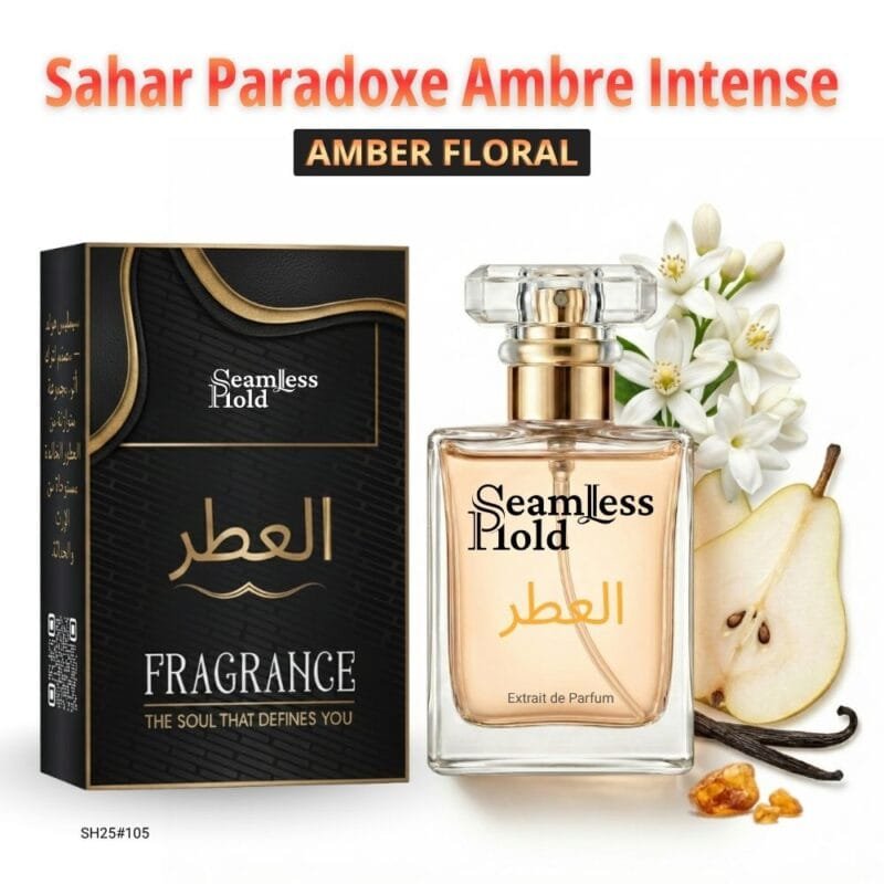 Sahar Paradoxe Ambre Intense White Floral Vanilla Amber Perfume for Women