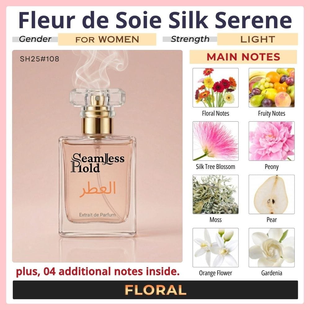 Fleur de Soie Silk Serene Soft Floral Fruity Perfume for Women - Image 2