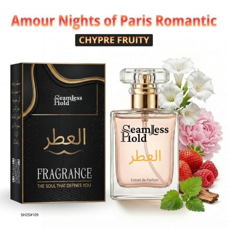 Amour Nights of Paris Romantic Fruity Floral Patchouli Perfume for Women