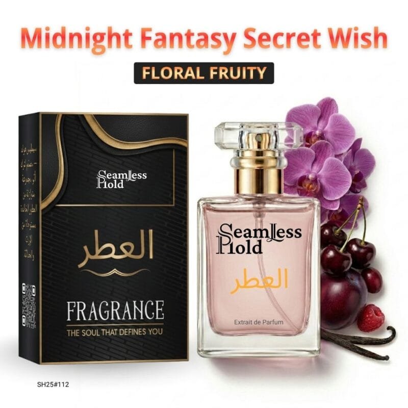 Midnight Fantasy Secret Wish Sweet Fruity Vanilla Cherry Perfume for Women