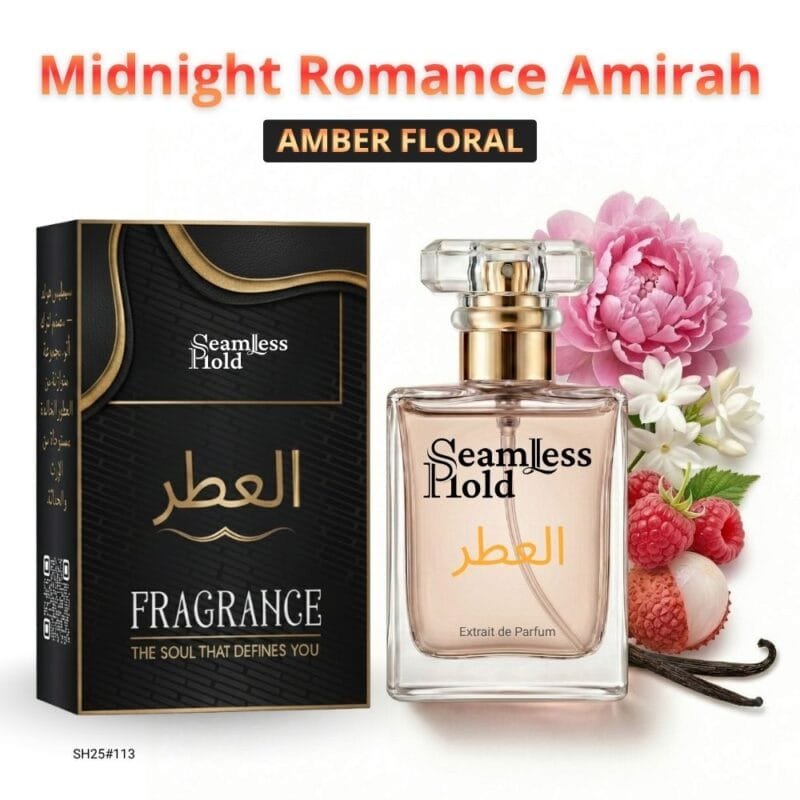 Midnight Romance Amirah Fruity Floral Vanilla Perfume for Women