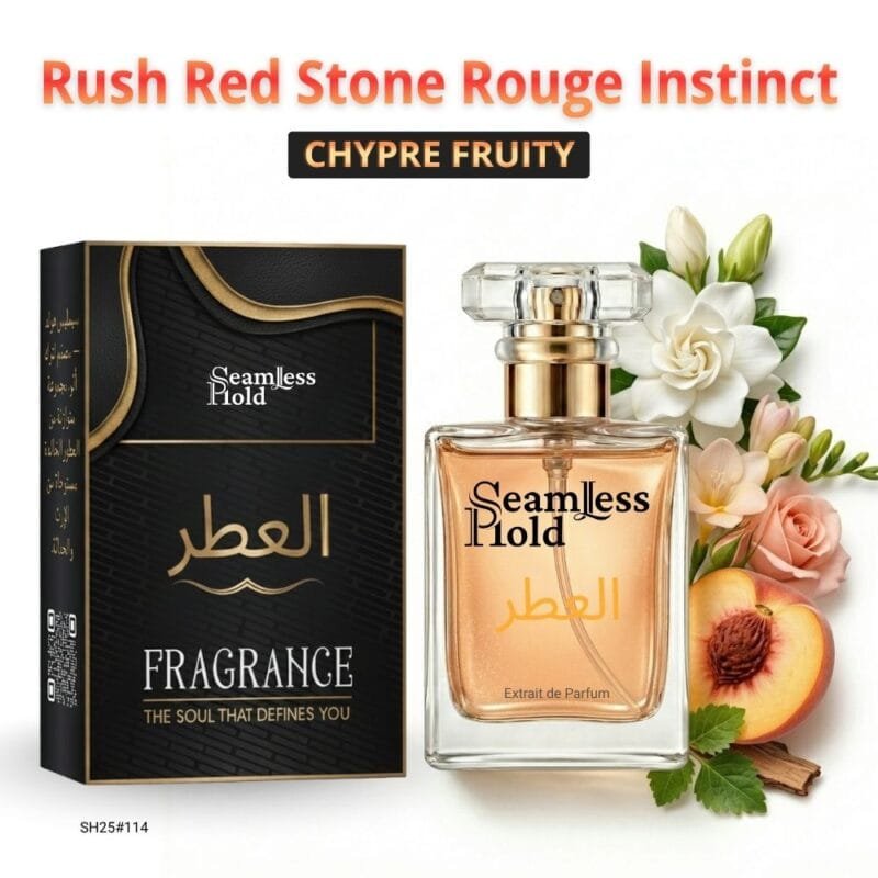 Rush Red Stone Rouge Instinct White Floral Patchouli Fruity Perfume for Women