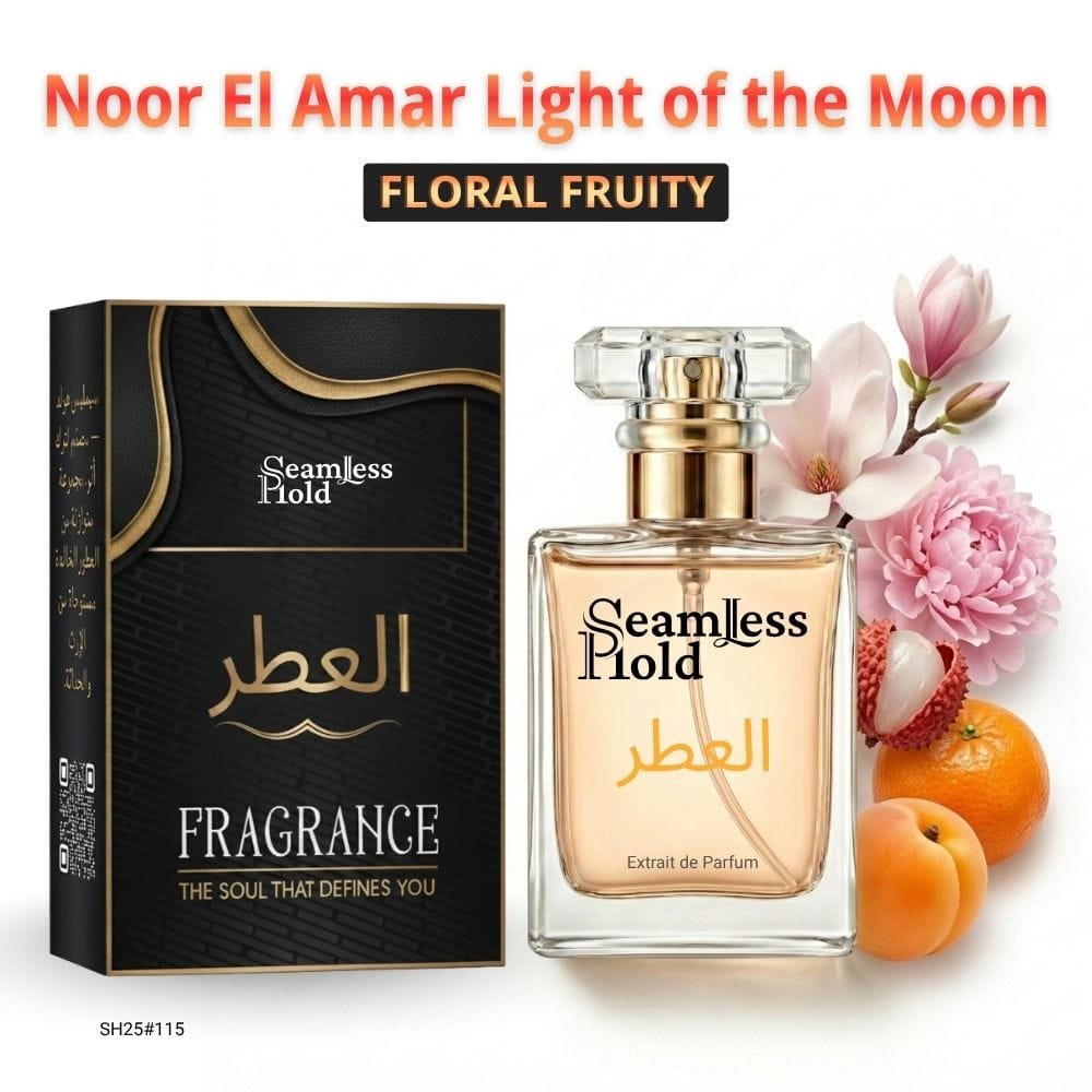 Noor El Amar Light of the Moon Floral Fruity Apricot Musk Perfume for Women