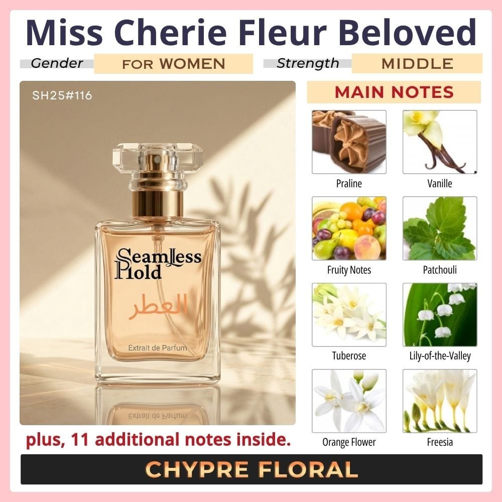 Miss Cherie Fleur Beloved Sweet Floral Vanilla Patchouli Perfume for Women - Image 2