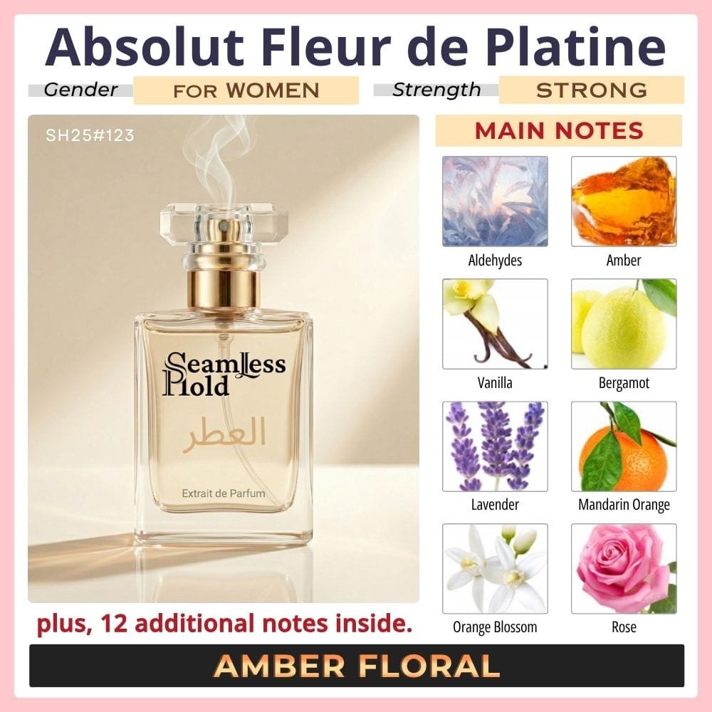 Absolut Fleur de Platine Citrus Lavender White Floral Perfume for Women - Image 2