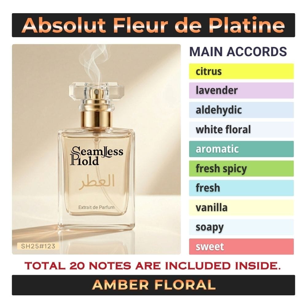 Absolut Fleur de Platine Citrus Lavender White Floral Perfume for Women - Image 4