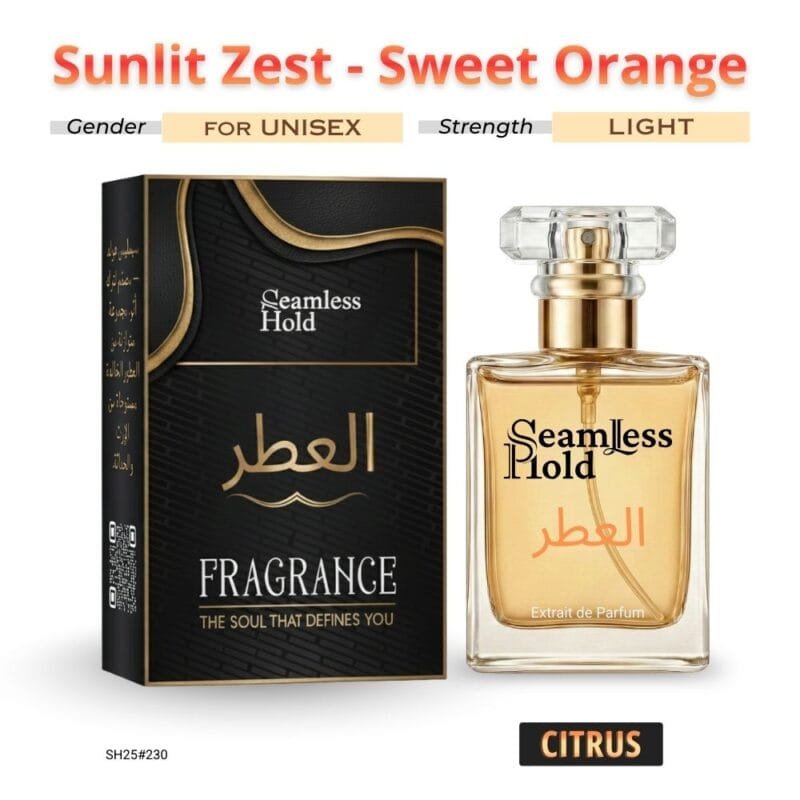 Sunlit Zest Sweet Orange Citrus Perfume for Women & Men