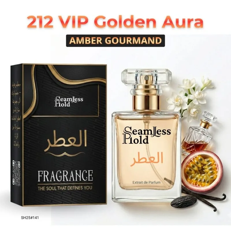 212 VIP Golden Aura Rum Passionfruit Vanilla Perfume for Women