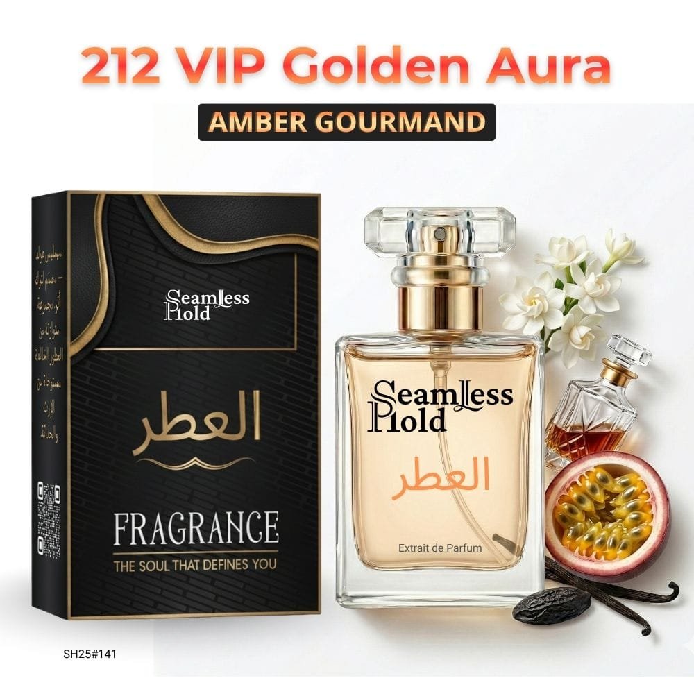 212 VIP Golden Aura Rum Passionfruit Vanilla Perfume for Women