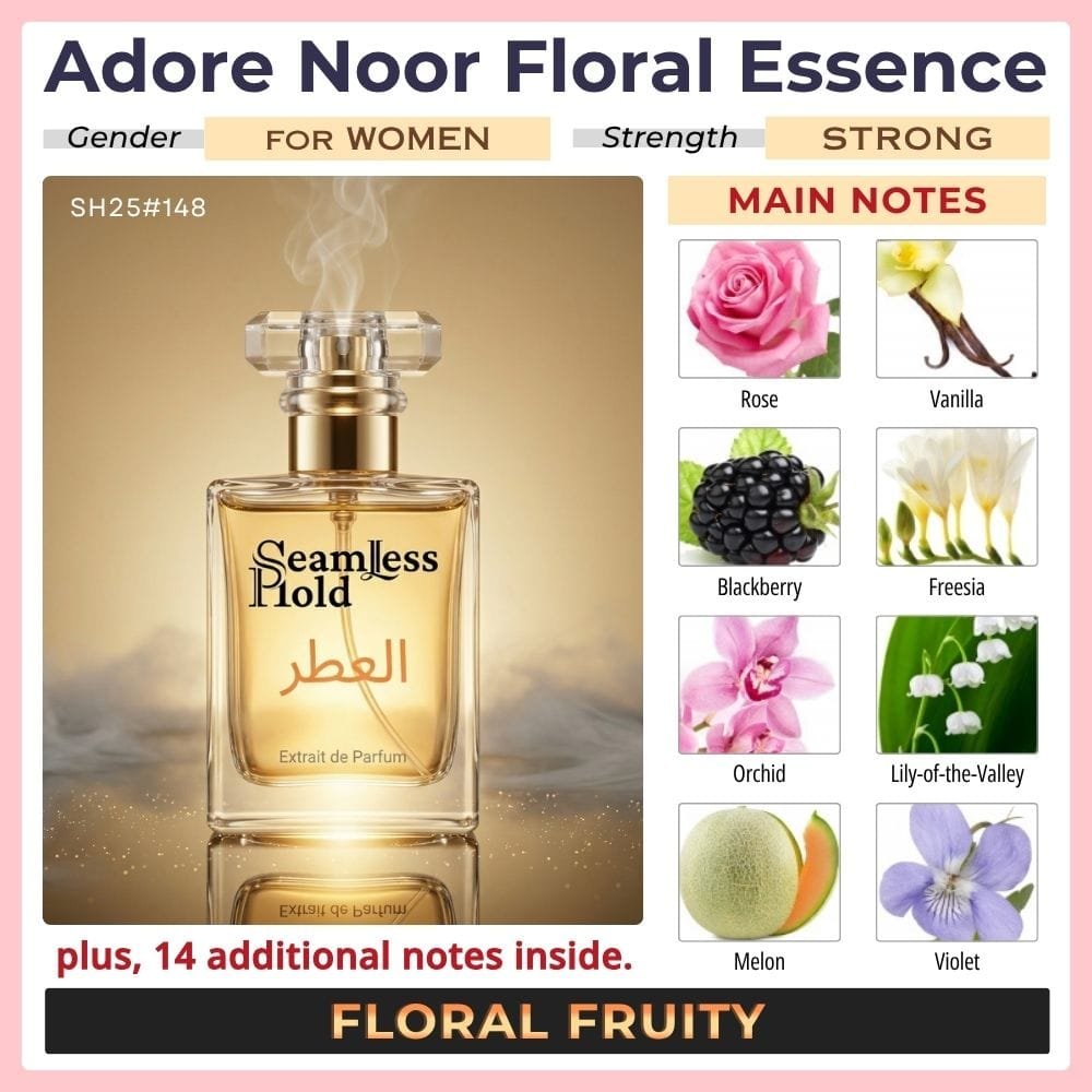 Adore Noor Floral Essence White Floral Fruity Musk Perfume for Women - Image 2