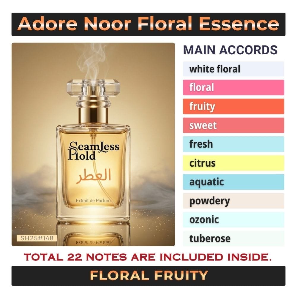 Adore Noor Floral Essence White Floral Fruity Musk Perfume for Women - Image 4