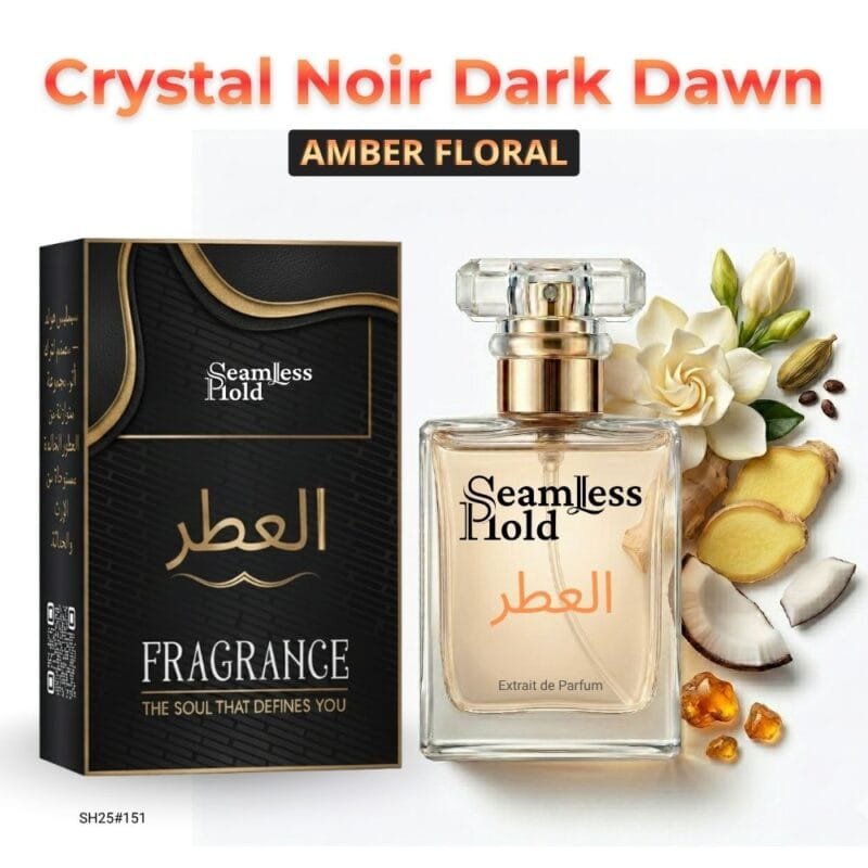 Crystal Noir Dark Dawn Spicy Coconut White Floral Perfume for Women