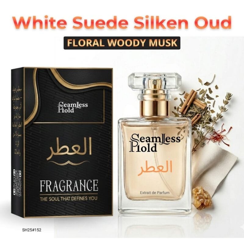 White Suede Silken Oud Musky Suede Rose Perfume for Women