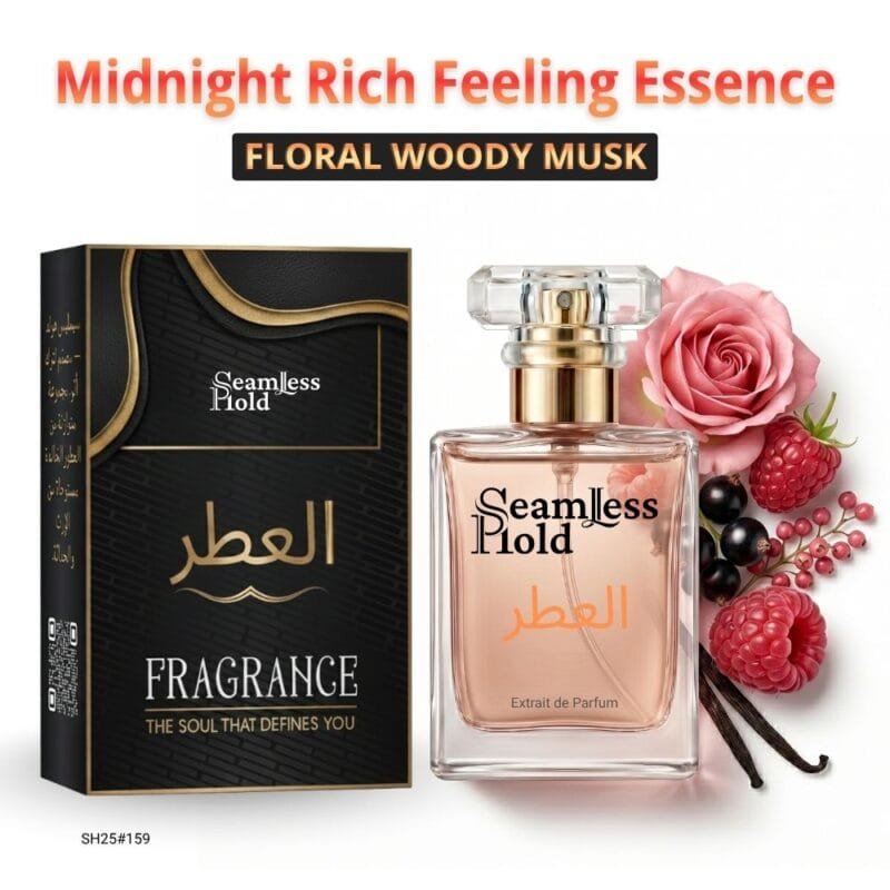Midnight Rich Feeling Essence Fruity Rose Vanilla Musk Perfume for Women