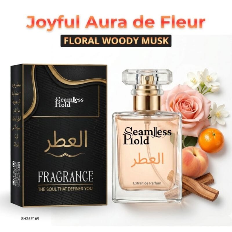 Joyful Aura de Fleur Citrus Rose White Musk Perfume for Women