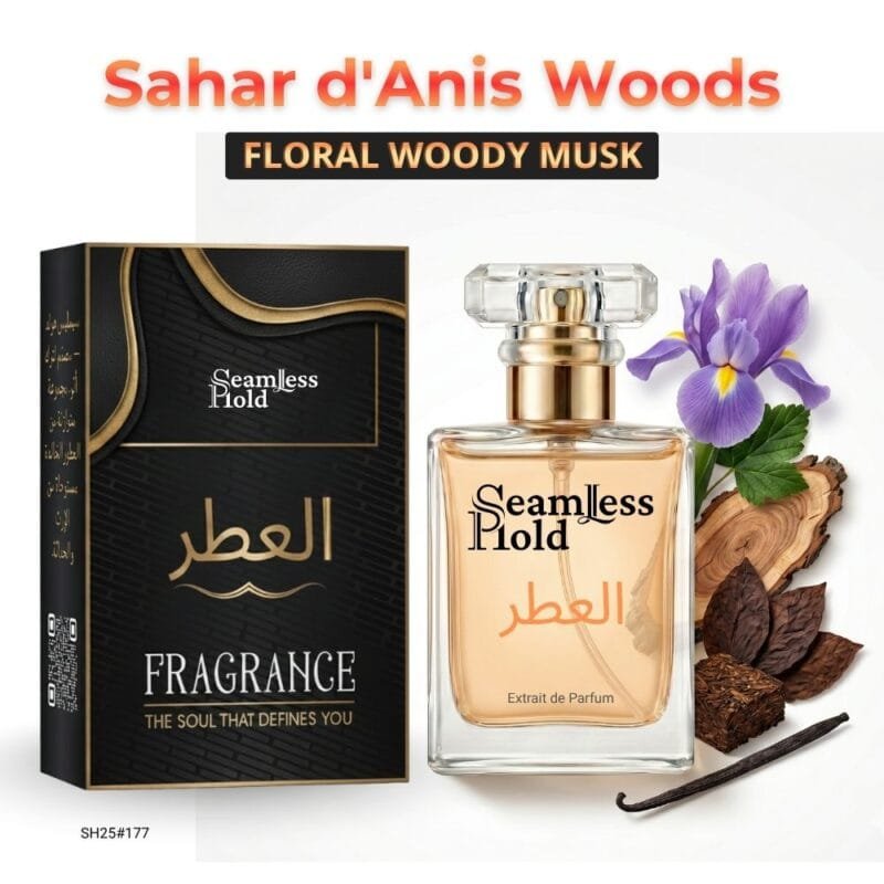 Sahar Woods Powdery Woody Floral Perfume for Women