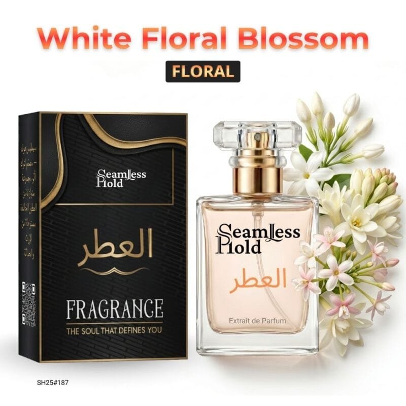 White Floral Blossom Jasmine Tuberose Bloom Perfume for Women