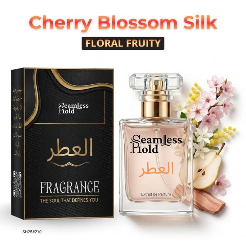 Cherry Blossom Silk Floral Fruity Sandalwood Perfume for Women