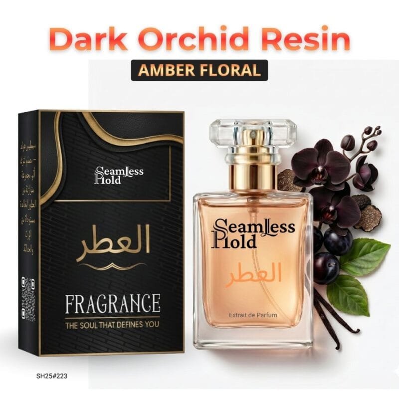 Dark Orchid Resin Truffle Patchouli Amber Perfume for Women