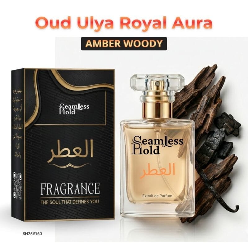 Oud Ulya Royal Aura Leather Oud Smoky Vanilla Perfume for Women and Men