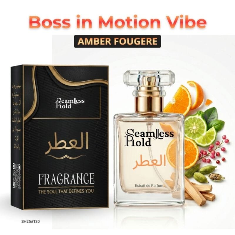 Boss in Motion Vibe Orange Bergamot Pink Pepper Cinnamon Musk Perfume for Men