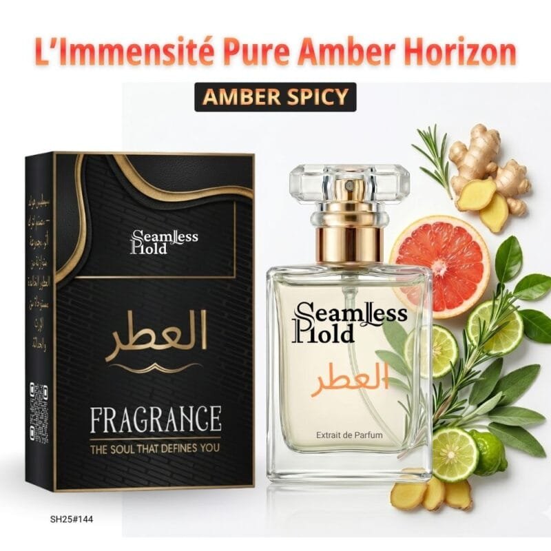 L’Immensité Pure Amber Horizon Grapefruit Ginger Ambroxan Amber Perfume for Men
