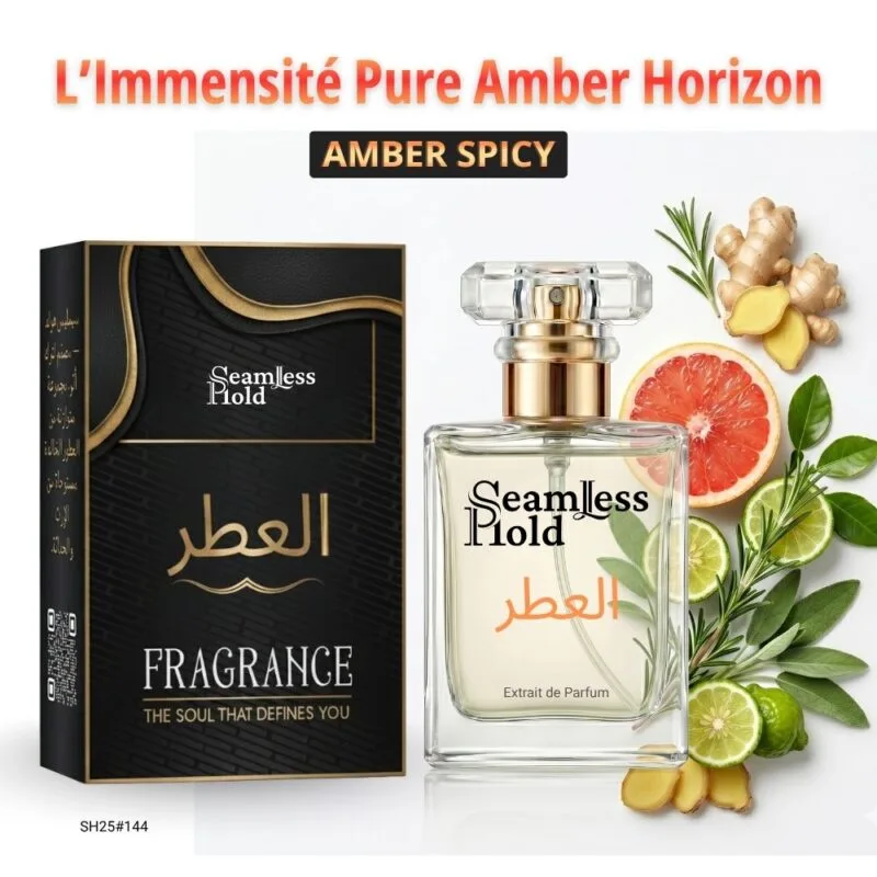 L’Immensité Pure Amber Horizon Grapefruit Ginger Ambroxan Amber Perfume for Men