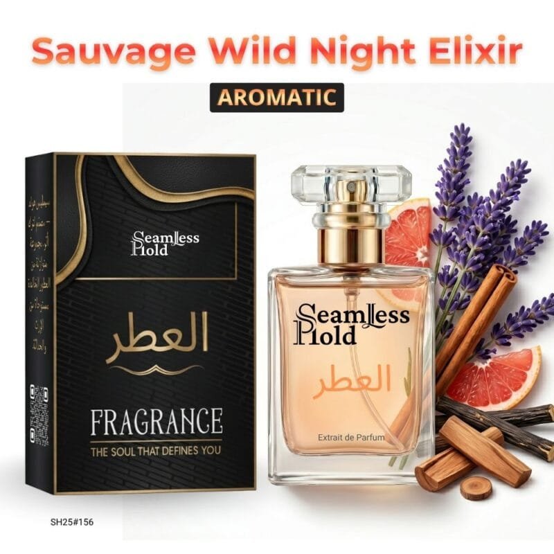 Sauvage Wild Night Elixir Nutmeg Cinnamon Cardamom Lavender Amber Perfume for Men