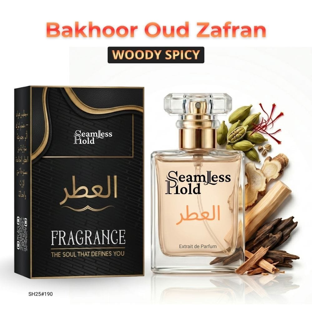 Bakhoor Oud Zafran Incense Saffron Cardamom Sandalwood Oud Perfume for Men