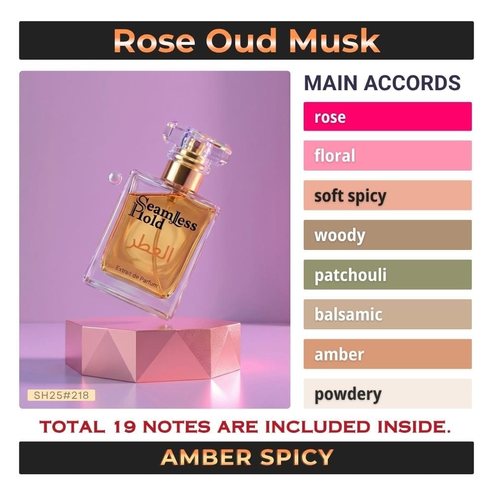 Rose Oud Musk Turkish Rose Pink Pepper Perfume for Women and Men - Image 4