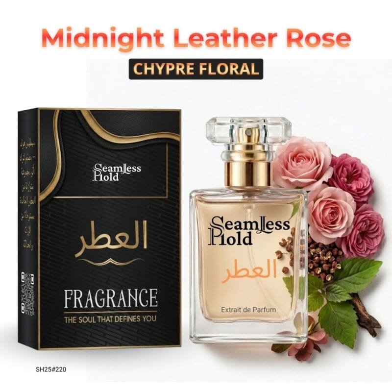 Midnight Leather Rose Turkish Rose Patchouli Pepper Perfume for Women and Men