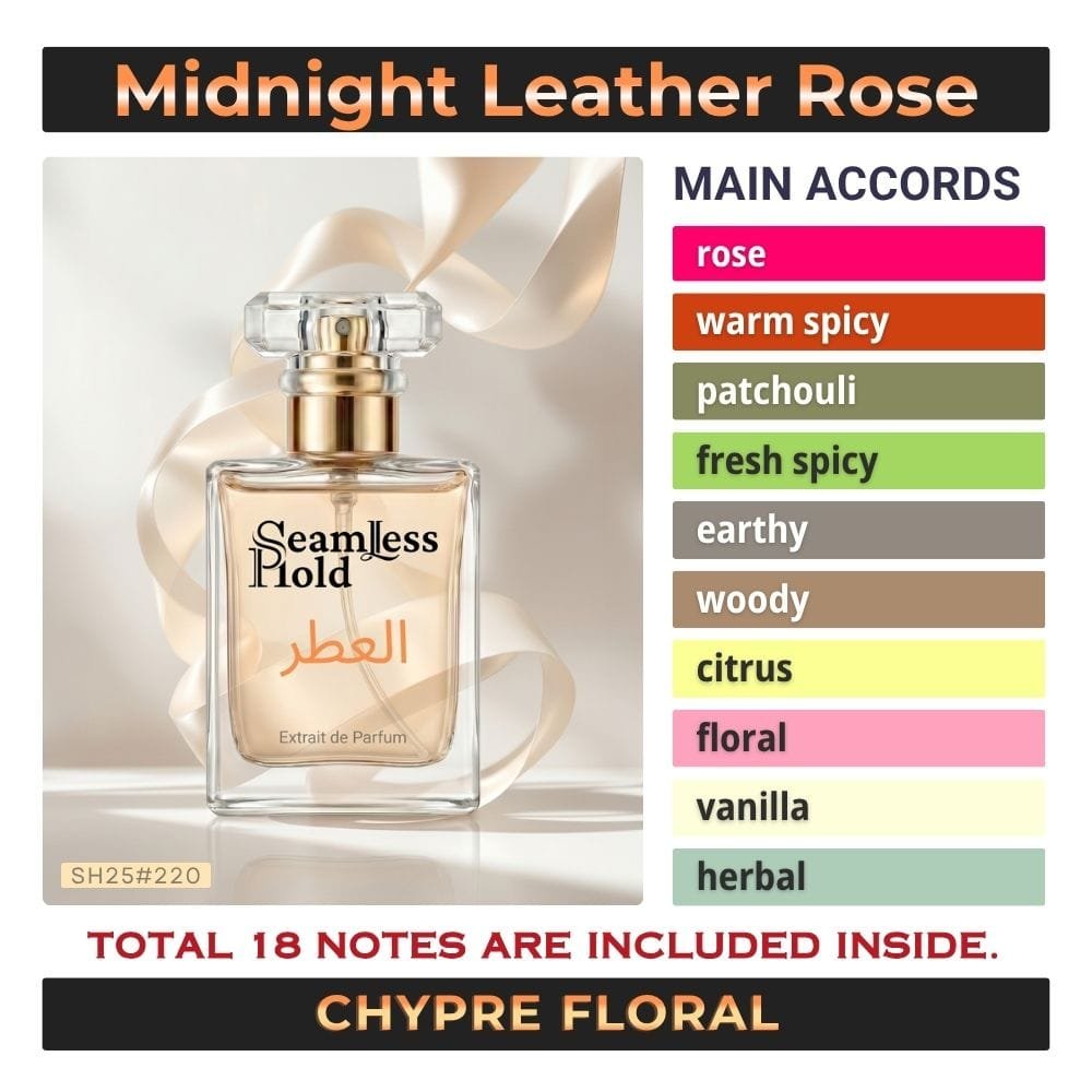 Midnight Leather Rose Turkish Rose Patchouli Pepper Perfume for Women and Men - Image 4