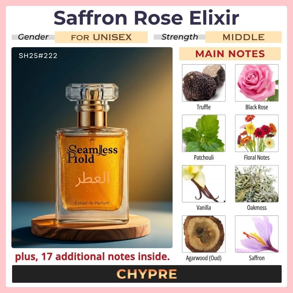 Saffron Rose Elixir Saffron Patchouli Perfume for Women and Men - Image 2