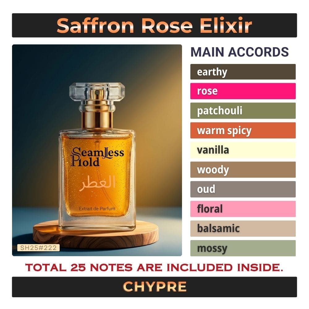 Saffron Rose Elixir Saffron Patchouli Perfume for Women and Men - Image 4