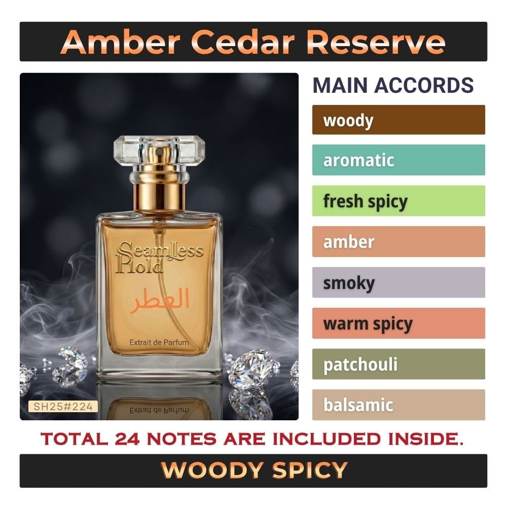 Amber Cedar Reserve Cedar Cypress Benzoin Perfume for Women and Men - Image 4